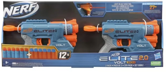 2 Pack NERF Elite 2.0 Volt SD-1 Blasters