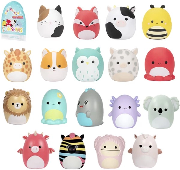 2.5in. Squishmallows SquooshEms Classic Squad Plush Toy - Assorted