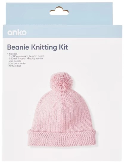 Beanie Knitting Kit