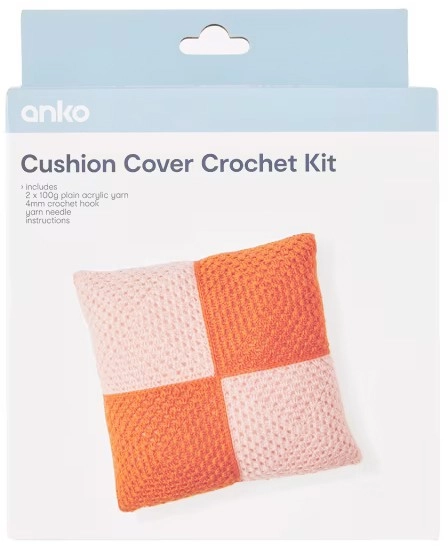 Cushion Cover Crochet Kit