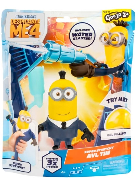 Despicable Me 4 Heroes of Goo Jit Zu, Super Gooey AVL Tim With Blaster Squirter