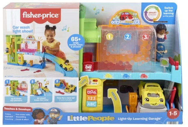 Fisher-Price Little People Light-Up Learning Garage