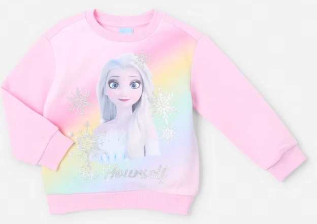 Frozen Elsa License Crew Neck Sweatshirt