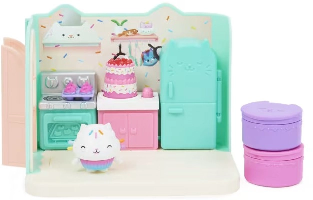 Gabby's Dollhouse Bakey with Cakey Kitchen Cuisine Cakey