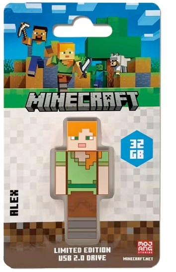 Minecraft Limited Edition USB 2.0 USB Drive 32GB - Alex