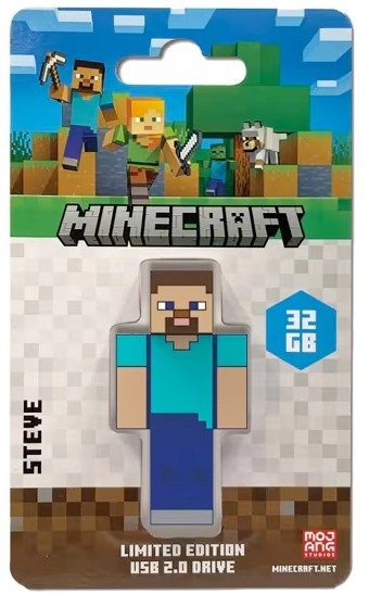 Minecraft Limited Edition USB 2.0 USB Drive 32GB - Steve