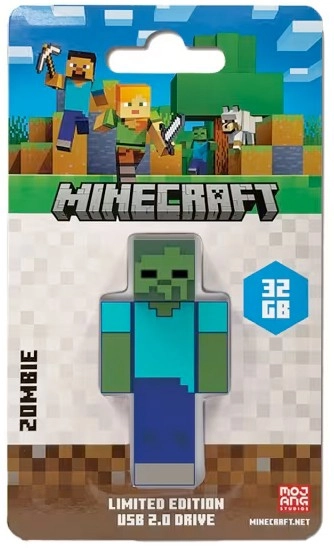 Minecraft Limited Edition USB 2.0 USB Drive 32GB - Zombie