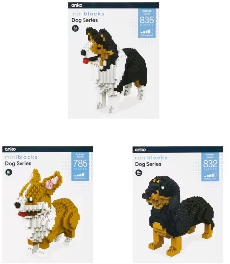 Mini Blocks Animal Series: Dog Series - Assorted