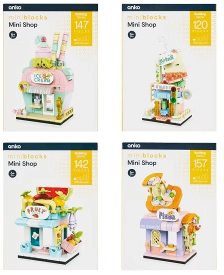 Mini Blocks Building Series: Mini Shop Playset - Assorted