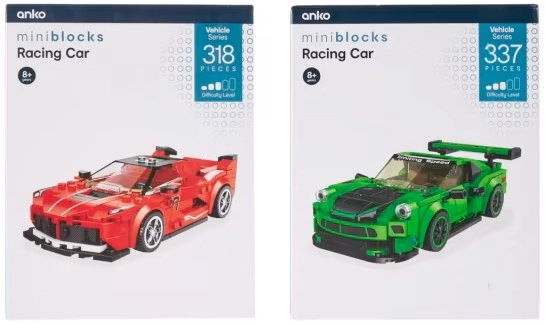 Mini Blocks Vehicle Series: Racing Car - Assorted