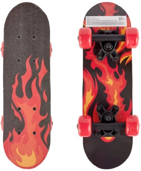 NEW 17in. Mini Skateboard - Flame