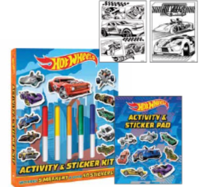 NEW Hot Wheels Activity & Sticker Kit