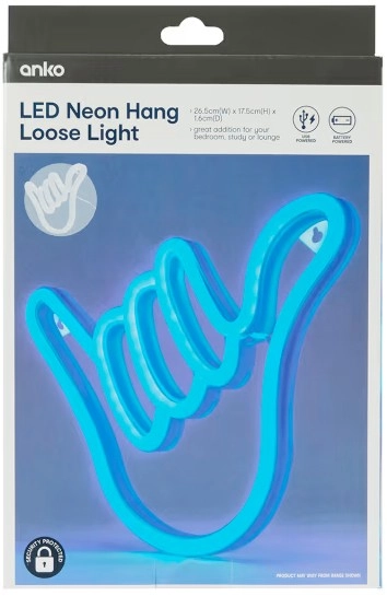 NEW LED Neon Hang Loose Light