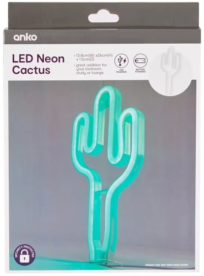 NEW LED Neon Light - Cactus