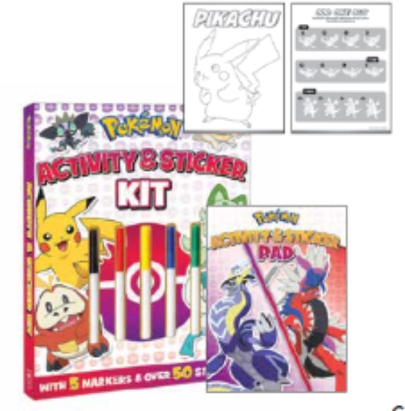 NEW Pokemon Activity & Sticker Kit