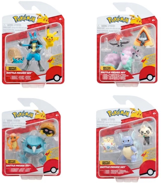 Pokemon Battle Figure Set - Assorted