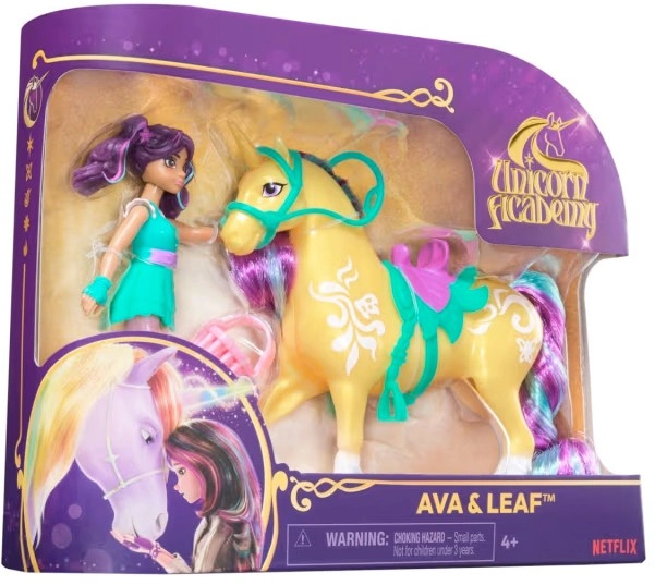 Unicorn Academy: Ava Small Doll & Leaf