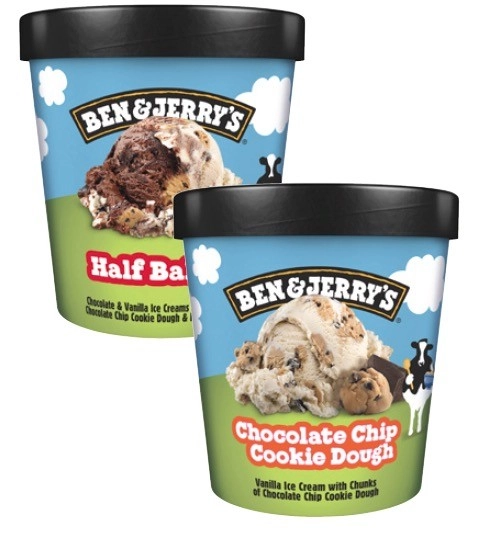 Ben & Jerrys Tub 427mL- 465mL