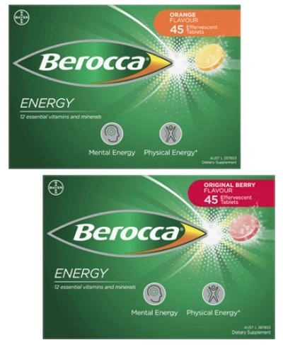 Berocca Energy Effervescent 45 Pack