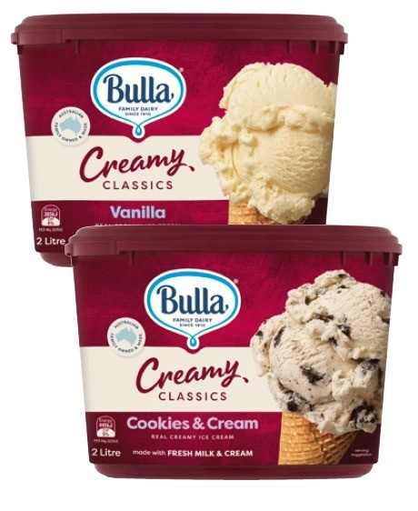 Bulla Creamy Classic 2 Litre