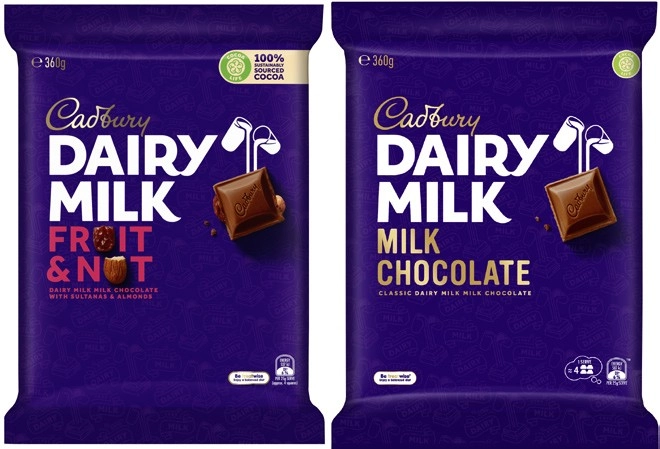 Cadbury Block Chocolate 315g-360g