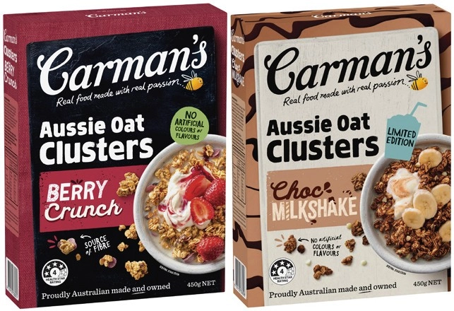 Carman's Crunchy Clusters 450g