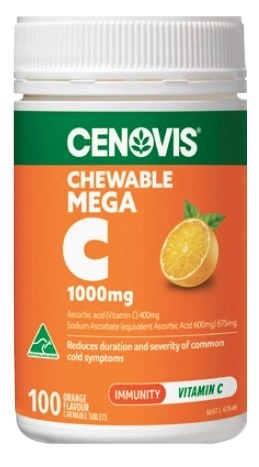 Cenovis Chewable Mega C 1000mg 100 Pack