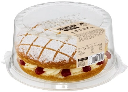 Coles Bakery Cream Filled Sponge Cake 380g-450g