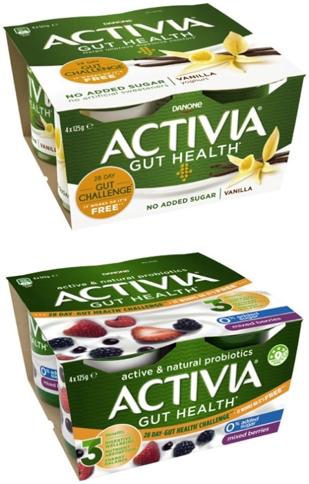 Danone Activia Yoghurt 4x125g