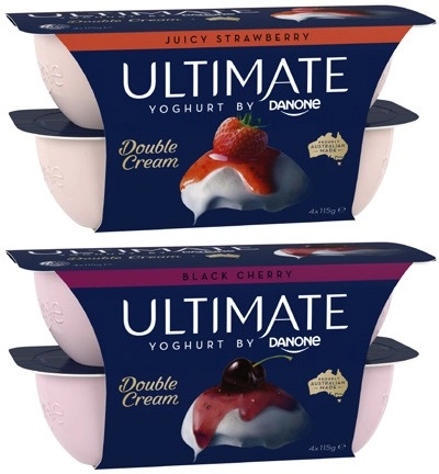 Danone Ulitmate Yoghurt 4x115g