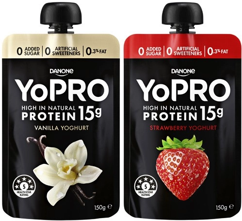 Danone YoPro Protein Yoghurt Pouch 150g