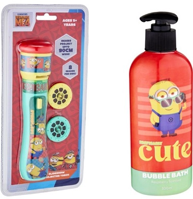 Despicable Me Bubble Bath or Projector Torch