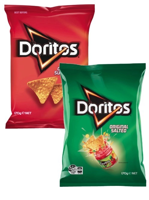 Doritos Corn Chips 150g-170g