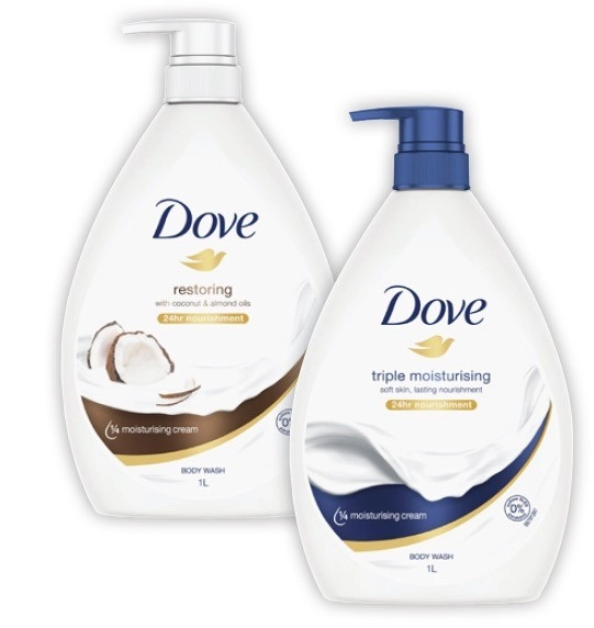 Dove Body Wash 1 Litre