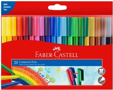 Faber Castell Connector Pens 20 Pack