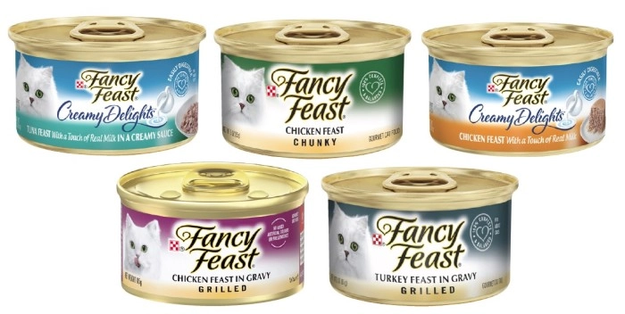 Fancy Feast Classic or Creamy Delights Cat Food 85g