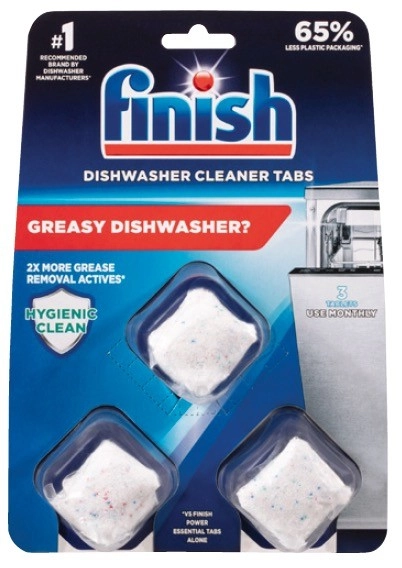 Finish Dishwasher Cleaner Tablets 3 Pack