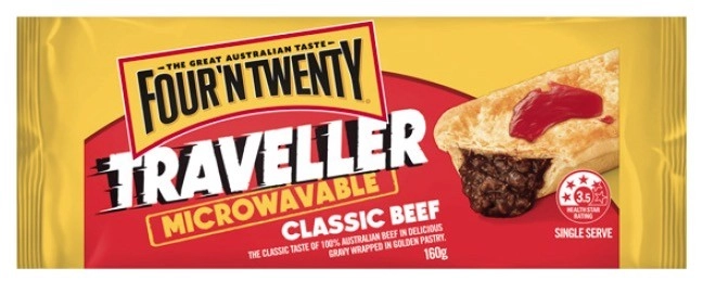 Four'N Twenty Traveller Classic Beef Pie 160g