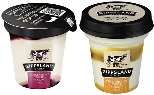 Gippsland Dairy Twist Yogurt 160g