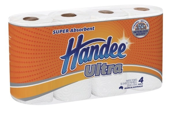 Handee Ultra Paper Towel 4 Pack