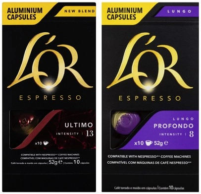 L'or Nespresso Compatible Coffee Capsules 10 Pack