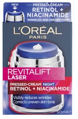 L'Oréal Revitalift Retinol + Niacinamide Pressed Night Cream 50mL