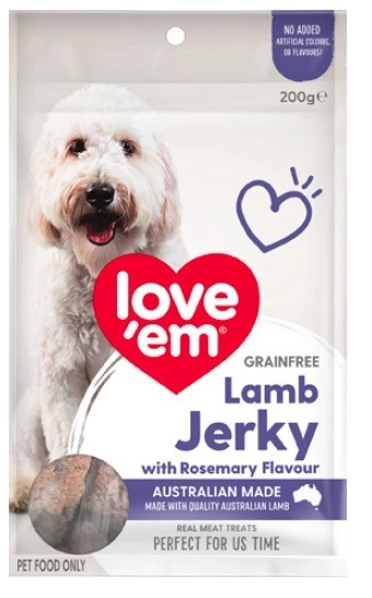 Love'Em Dog Treats Jerky 200g