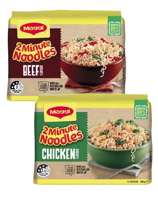 Maggi 2 Minute Noodles 5 Pack 325g-380g