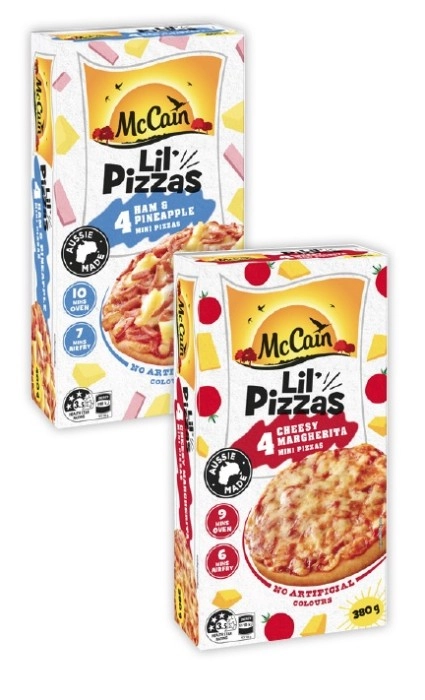 McCain Lil' Pizzas 4 Pack 380g-400g