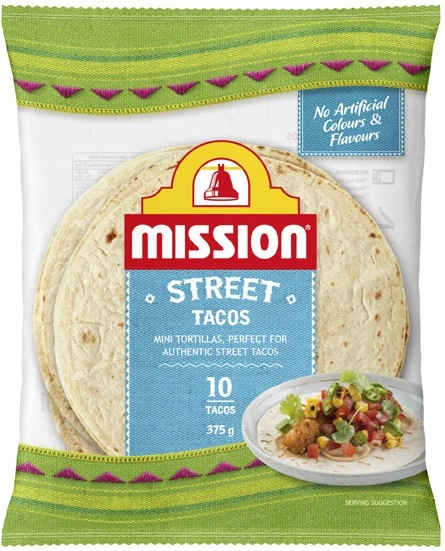 Mission Street Tacos 10 Pack 375g