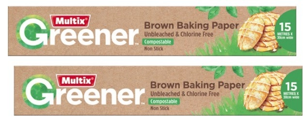 Multix Greener Brown Baking Paper 15 Metres