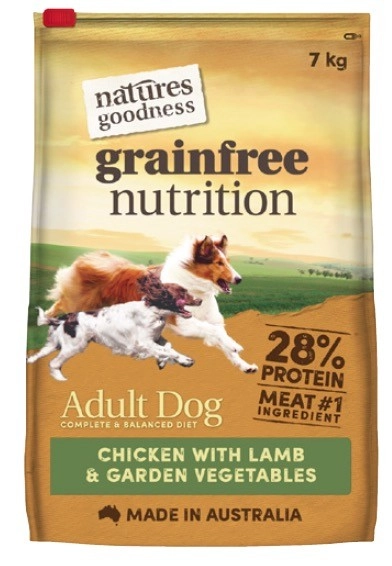 Natures Goodness Grainfree Dry Dog Food 7kg