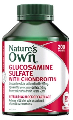 Nature's Own Glucosamine Sulfate with Chondroitin 200 Pack