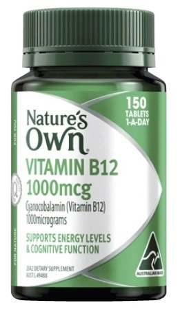 Nature's Own Vitamin B12 1000mcg 150 Pack